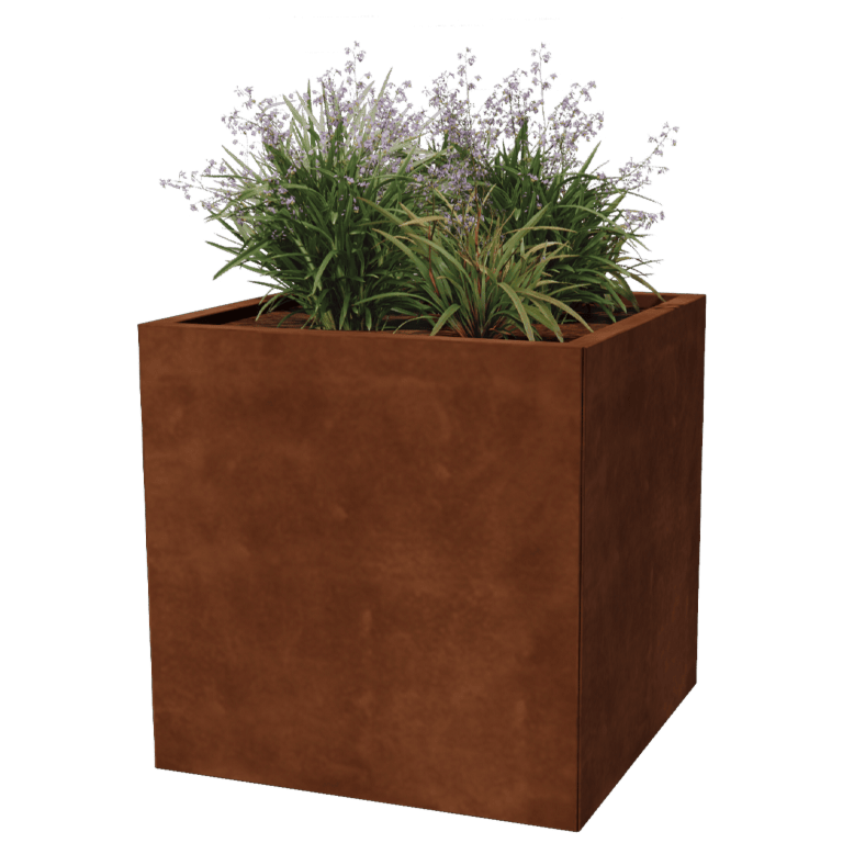 Cortenstaal plantenbak - Vierkant - 70 x 70 cm