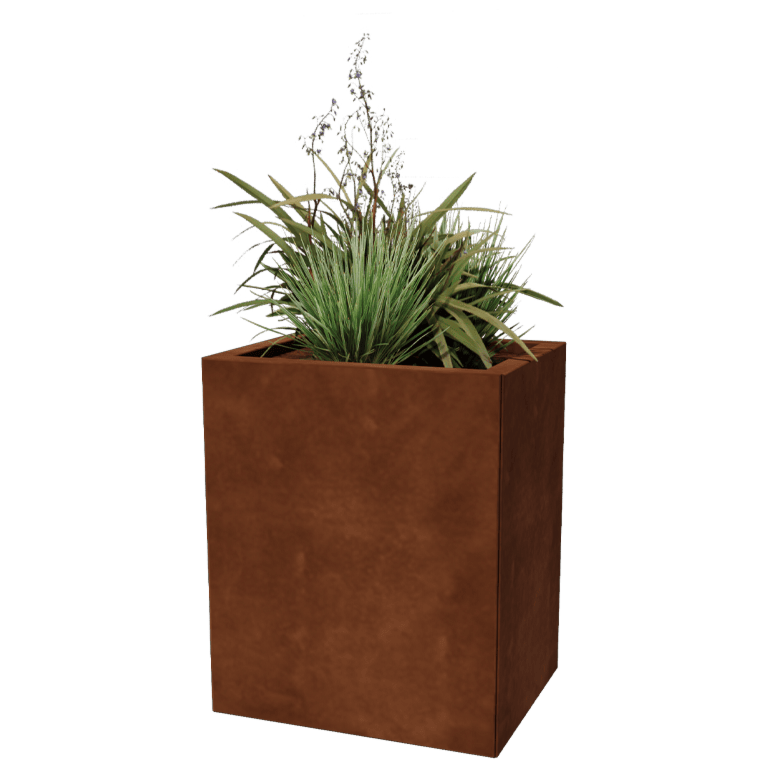 Cortenstaal plantenbak - Rechthoek - 40 x 50 cm