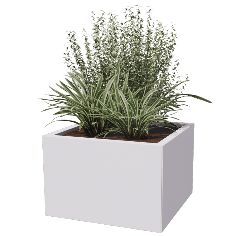 Stalen plantenbak - Vierkant - 60 x 60 cm