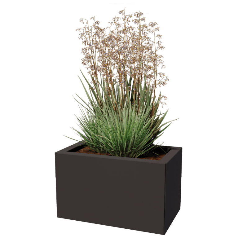 Stalen plantenbak - Rechthoek - 30 x 50 cm