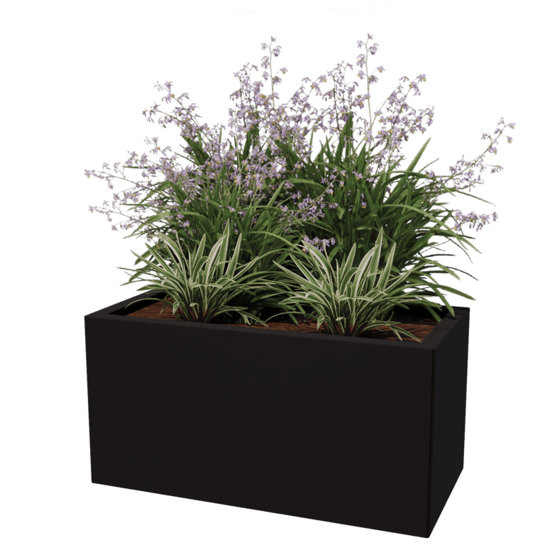 Stalen plantenbak - Rechthoek - 40 x 80 cm
