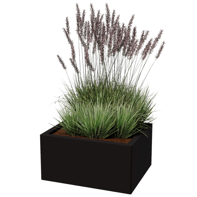 Stalen plantenbak - Rechthoek - 50 x 60 cm