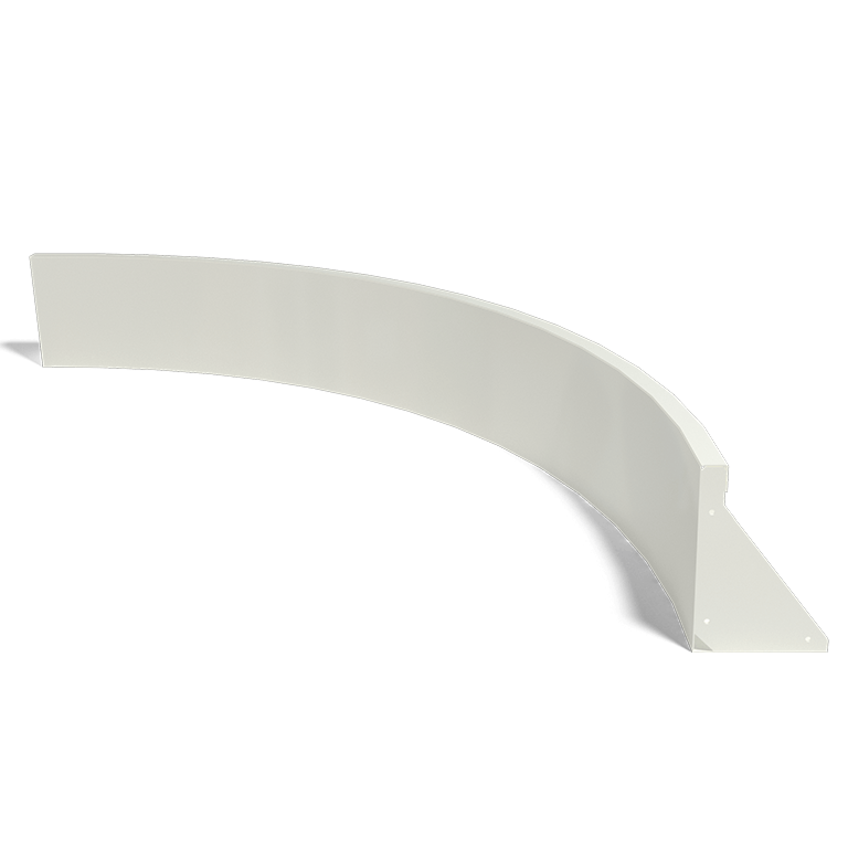 Stalen keerwand - Binnenbocht - 150 x 150 x 30 cm