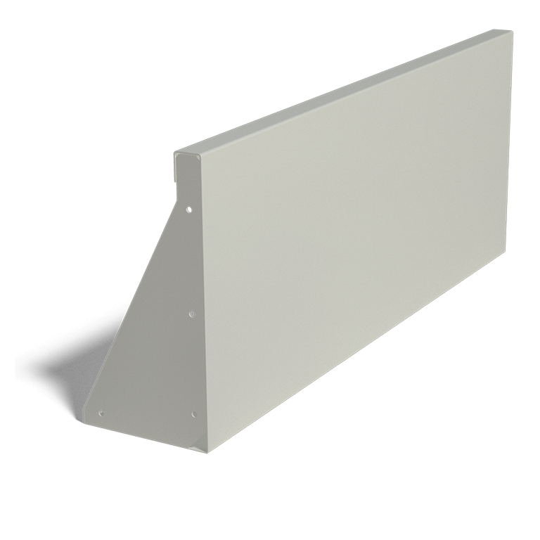 Stalen keerwand - Recht - 100 x 40 cm