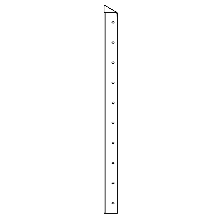Stalen plantenbak - Hoekstuk 90° - 100 cm