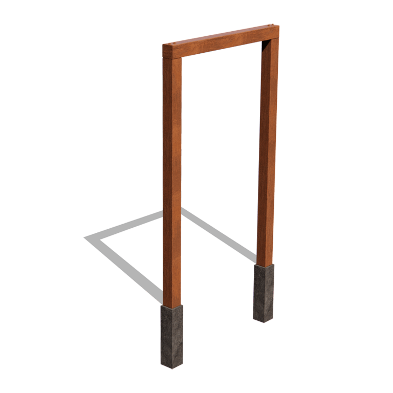 Cortenstaal pergola - Recht - 150 x 230 cm