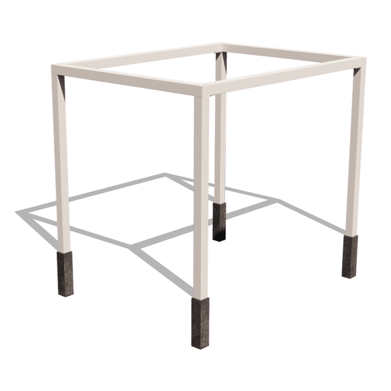 Stalen pergola - Rechthoek - 324 x 250 x 230 cm