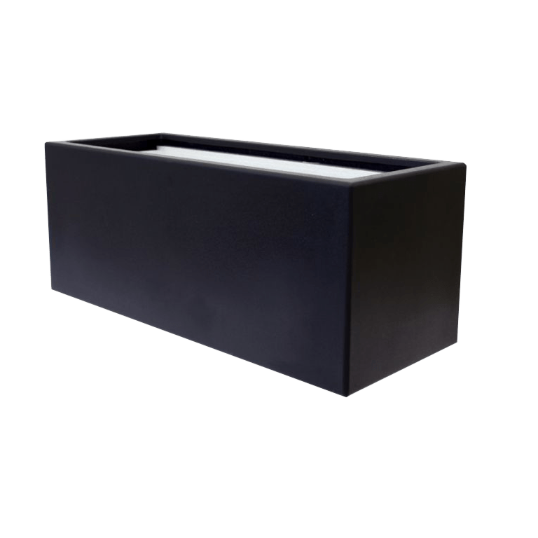 Polyester plantenbak - Rechthoek - 100 x 40 x 40 cm - Met bodem