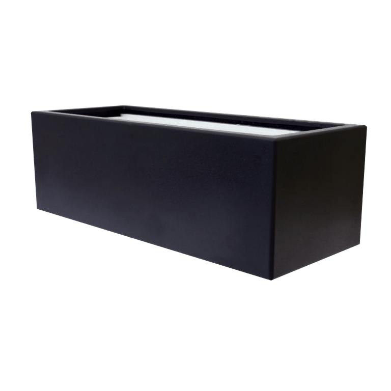 Polyester plantenbak - Rechthoek - 120 x 50 x 40 cm - Met bodem