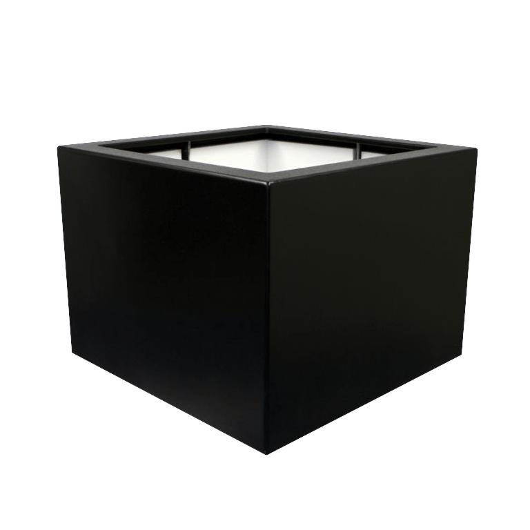 Polyester plantenbak - Vierkant - 100 x 100 x 60 cm - Met bodem