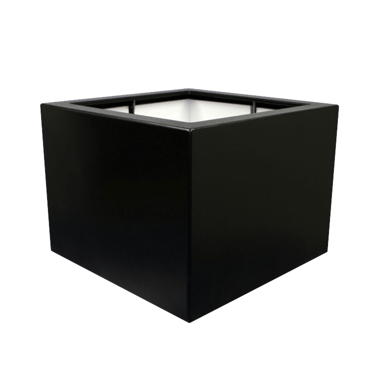 Polyester plantenbak - Vierkant - 80 x 80 x 60 cm - Met bodem