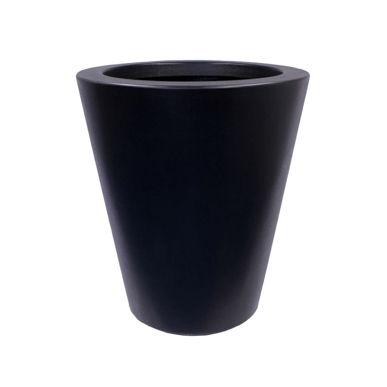 Polyester plantenbak - Conisch - Ø 89 x 100 cm - Met bodem