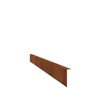 Cortenstaal borderrand - Gezet - Hoogte 12 cm - 240 cm