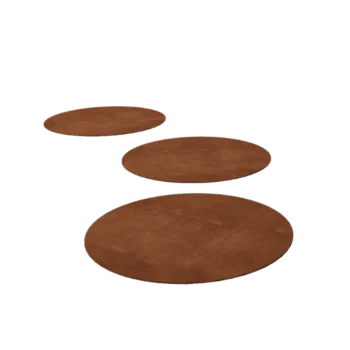 Cortenstaal staptegel - Rond - 50 cm