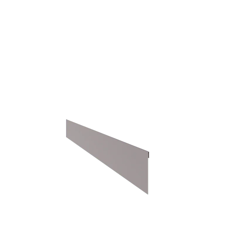 Verzinkt staal borderrand - Geplet - Hoogte 13 cm - 240 cm