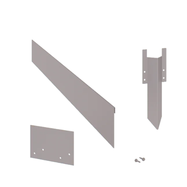 Verzinkt staal borderrand - Geplet - Hoogte 13 cm - Complete set 24 meter