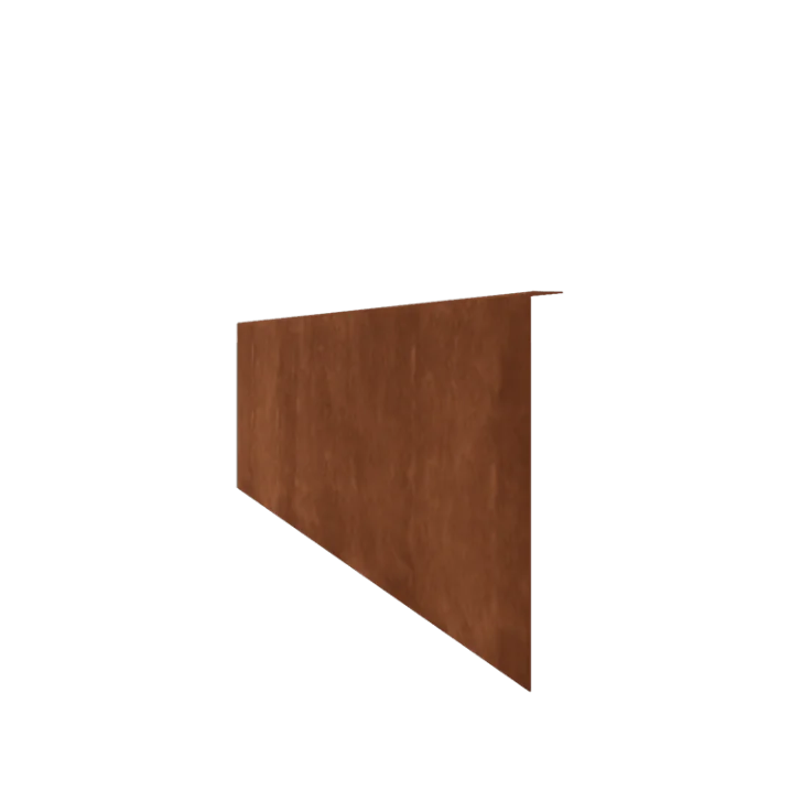 Cortenstaal borderrand - Gezet - Hoogte 34 cm - 240 cm