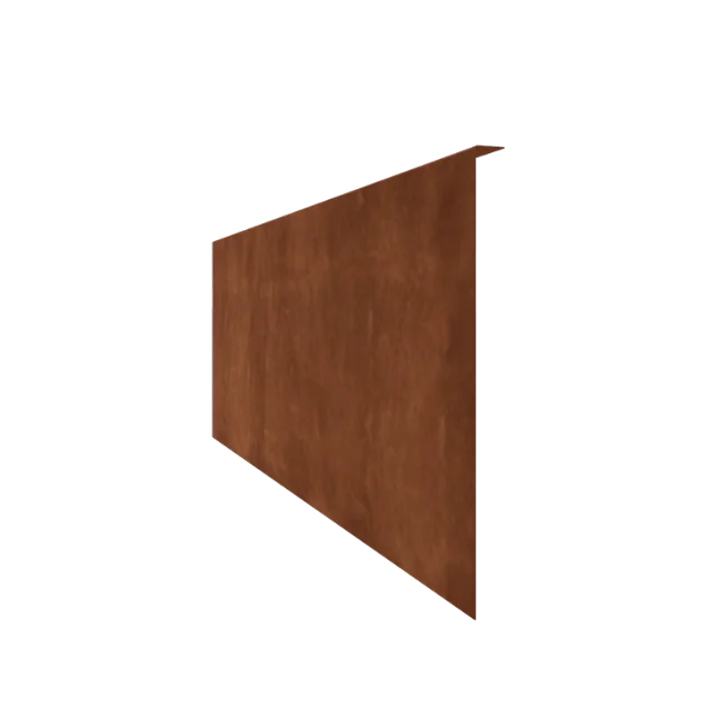 Cortenstaal borderrand - Gezet - Hoogte 45 cm - 150 cm