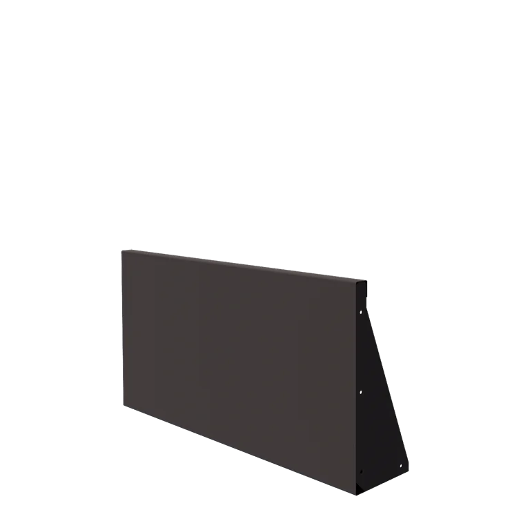 Stalen keerwand - Recht - 100 x 50 cm - Andere RAL kleur