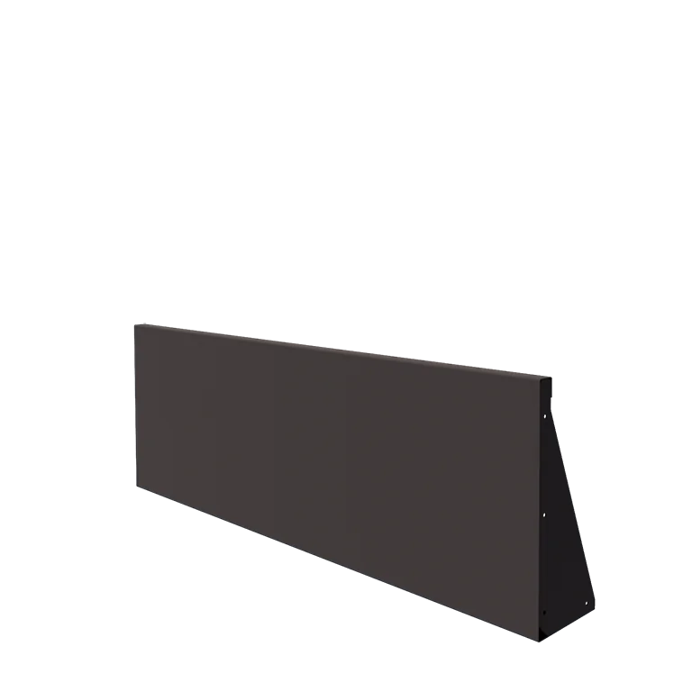 Stalen keerwand - Recht - 150 x 50 cm - Andere RAL kleur