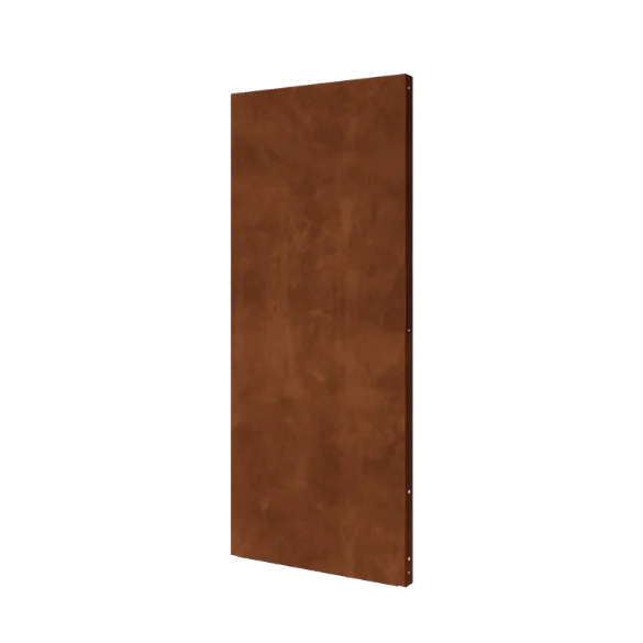 Cortenstaal paneel - Basis - 80 x 6 x 190 cm