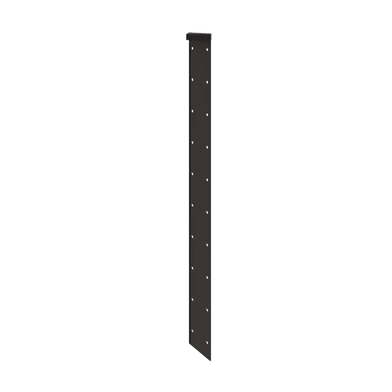 Stalen plantenbak - Hoekstuk 180° - 100 cm - RAL7016 mat (antraciet grijs)
