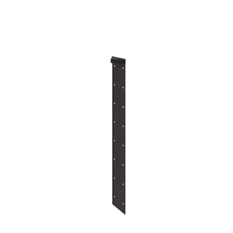 Stalen plantenbak - Hoekstuk 180° - 80 cm - RAL7016 mat (antraciet grijs)
