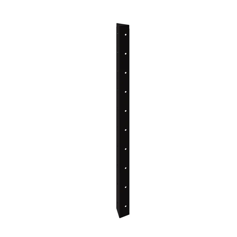 Stalen plantenbak - Hoekstuk 90° - 100 cm - RAL9005 mat (zwart)