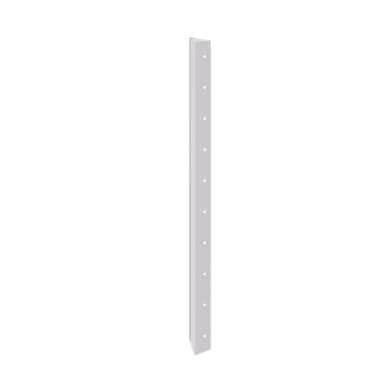 Stalen plantenbak - Hoekstuk 90° - 100 cm - RAL9010 mat (wit)