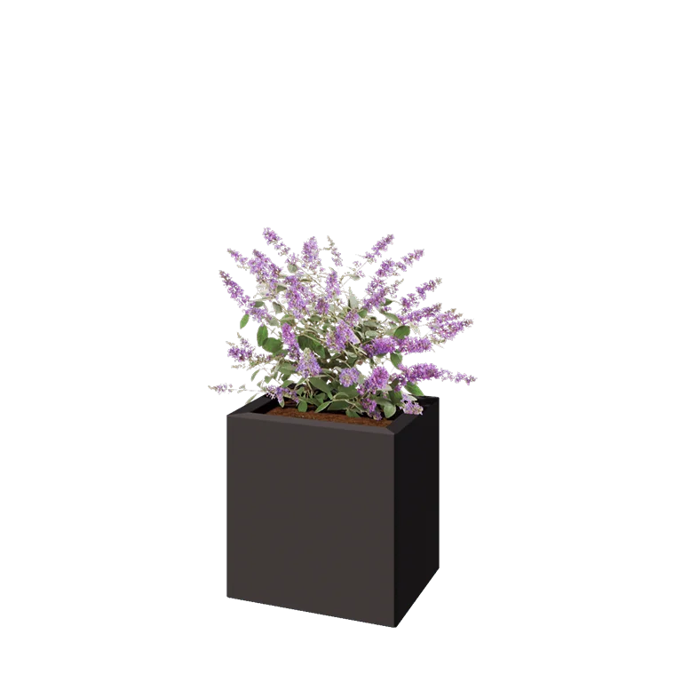 Stalen plantenbak - Rechthoek - 40 x 30 x 40 cm - Andere RAL kleur - Met bodemplaat