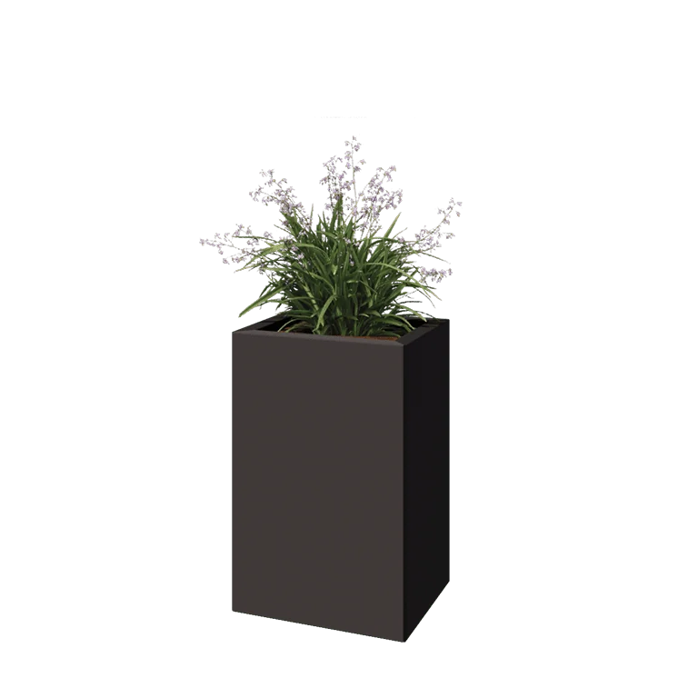 Stalen plantenbak - Rechthoek - 40 x 30 x 60 cm - Andere RAL kleur - Zonder bodemplaat