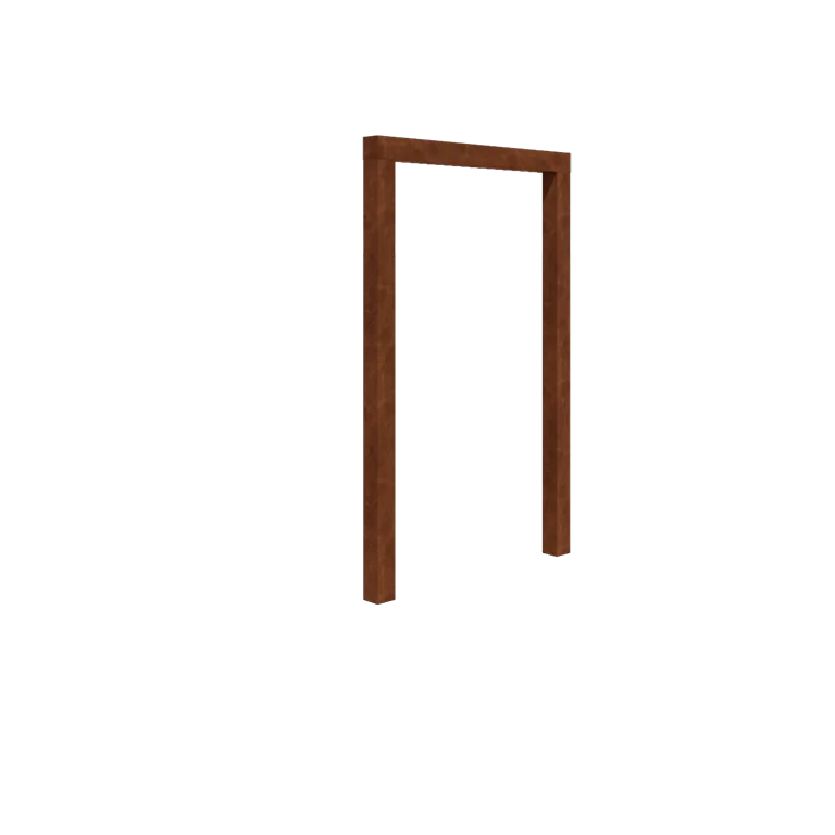 Cortenstaal pergola - Recht - 150 x 230 cm - Zonder betonpoer
