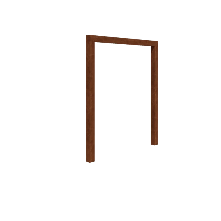 Cortenstaal pergola - Recht - 200 x 230 cm - Zonder betonpoer
