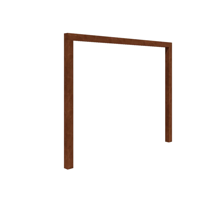 Cortenstaal pergola - Recht - 300 x 230 cm - Zonder betonpoer