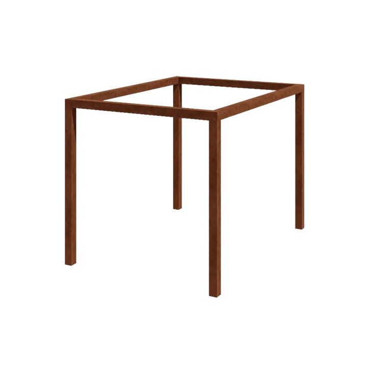 Cortenstaal pergola - Rechthoek - 324 x 250 x 230 cm - Zonder betonpoer