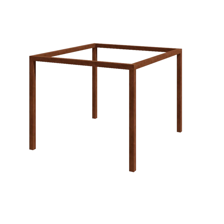Cortenstaal pergola - Vierkant - 324 x 300 x 230 cm - Zonder betonpoer