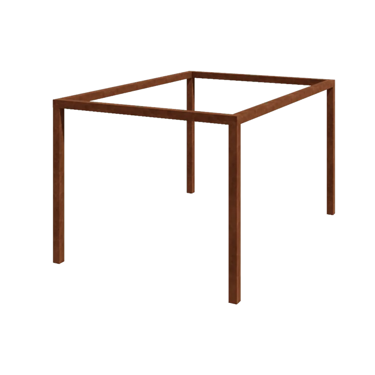 Cortenstaal pergola - Rechthoek - 424 x 300 x 230 cm - Zonder betonpoer