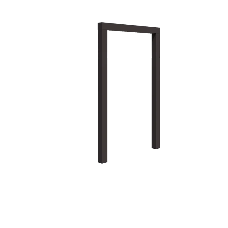 Stalen pergola - Recht - 150 x 230 cm - Andere RAL kleur - Zonder betonpoer