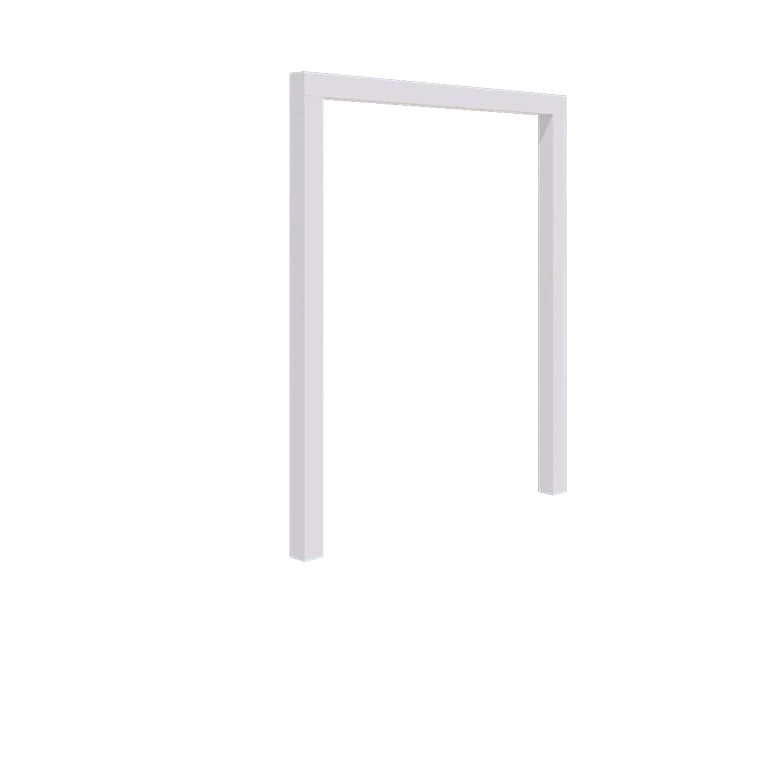 Stalen pergola - Recht - 200 x 230 cm - RAL9010 mat (wit) - Zonder betonpoer