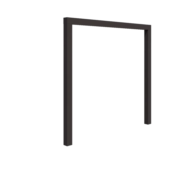 Stalen pergola - Recht - 250 x 230 cm - Andere RAL kleur - Zonder betonpoer