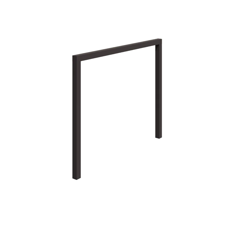 Stalen pergola - Recht - 300 x 230 cm - RAL7016 mat (antraciet grijs) - Zonder betonpoer