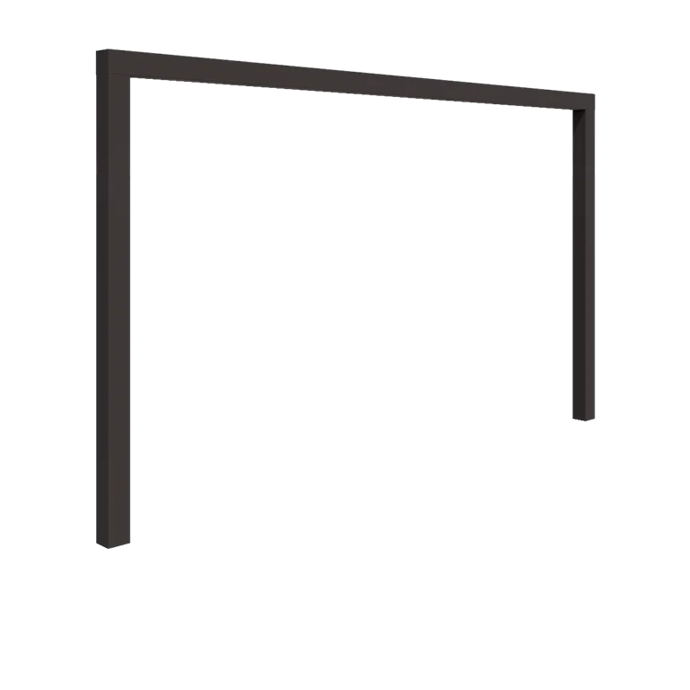 Stalen pergola - Recht - 400 x 230 cm - Andere RAL kleur - Zonder betonpoer