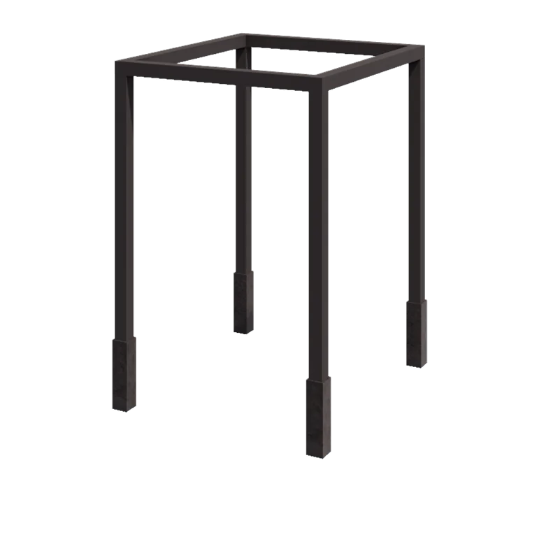 Stalen pergola - Vierkant - 224 x 200 x 230 cm - Andere RAL kleur - Met betonpoer