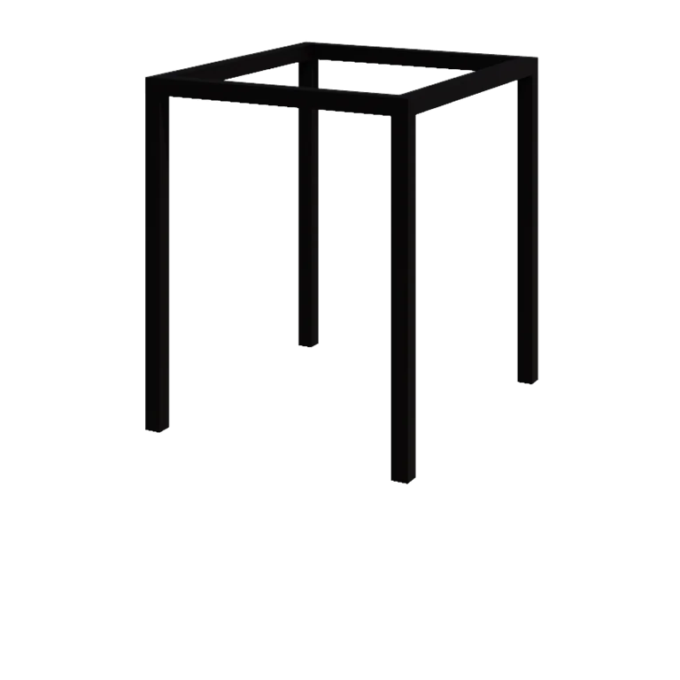 Stalen pergola - Vierkant - 224 x 200 x 230 cm - RAL9005 mat (zwart) - Zonder betonpoer