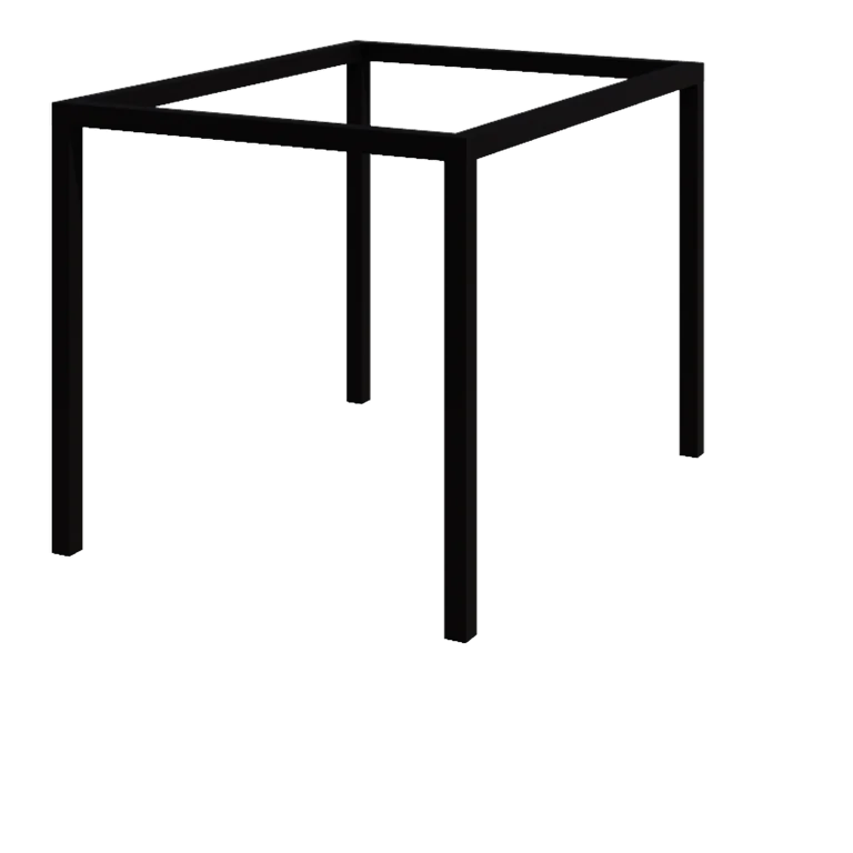 Stalen pergola - Rechthoek - 324 x 250 x 230 cm - RAL9005 mat (zwart) - Zonder betonpoer