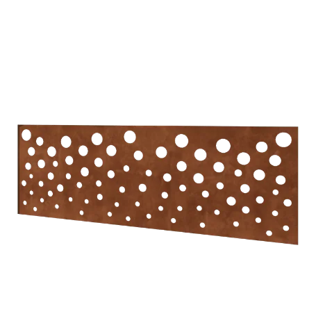 Cortenstaal schutting H - Paneel B - 180 x 63,3 cm
