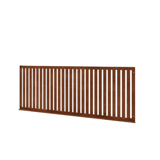 Cortenstaal sierhekwerk S - Paneel - 149 x 3 x 60 cm
