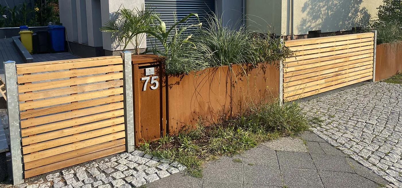 Cortenstaal in de voortuin: inspiratie en ideeën