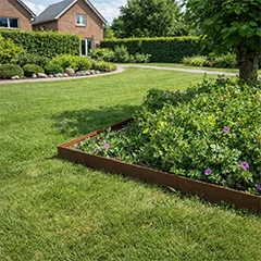 Borderranden voor strakke tuinpaden, gazons en nette plantenborders