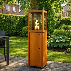 Pellet terrasverwarmers voor sfeervolle warmte op het terras